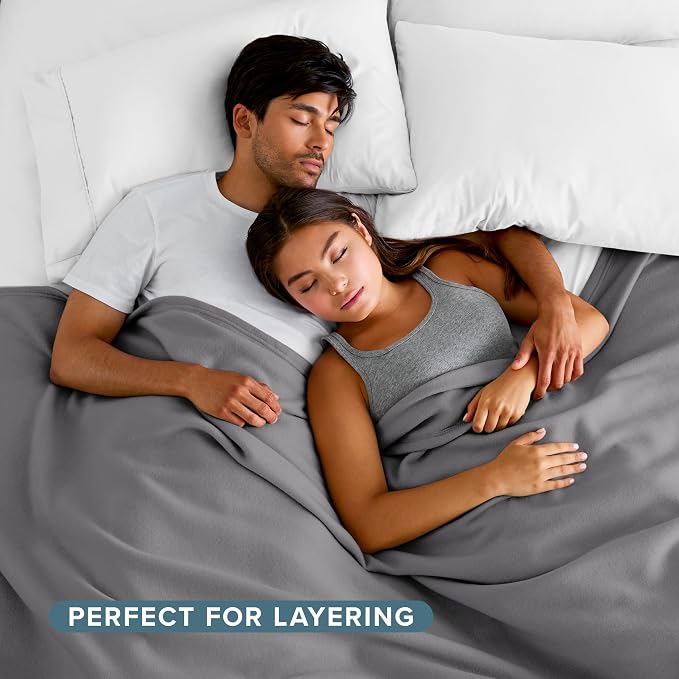 Bare Home Polar Fleece Blanket - Image 5