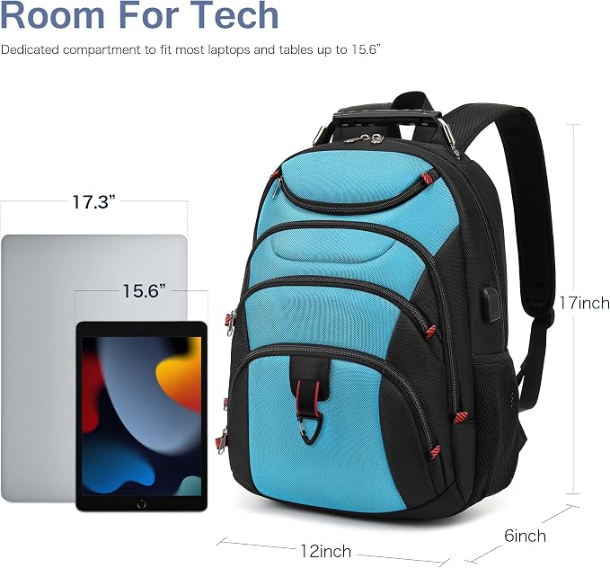 Boavan Laptop Backpack for men, 15.6 inch Laptop Bag - Image 6