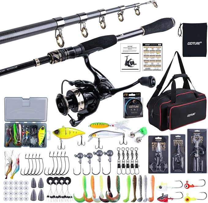 Goture Fishing Rod and Reel Combo by Goture
