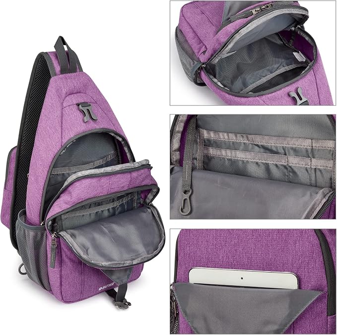 G4Free Sling Bag RFID Blocking Sling Backpack Crossbody Chest Bag Daypack - Image 3