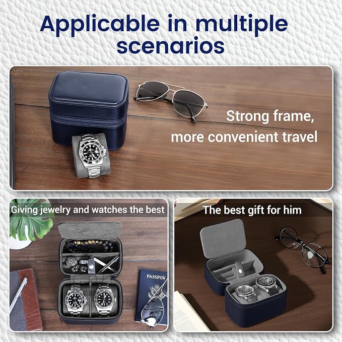 CONBOLA 2 Watch Travel Case for Men - Image 3