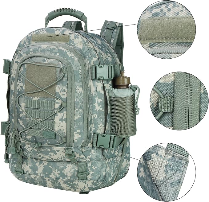 Large Tactical Backpack for Men Military Backpack - Image 4