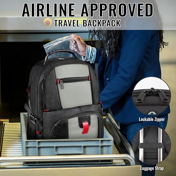 YOREPEK Travel Backpack, 50L Laptop Backpacks - Image 5