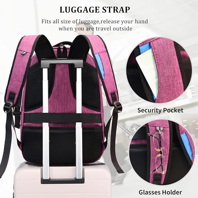DUSLANG Travel Work Laptop Backpack - Image 6