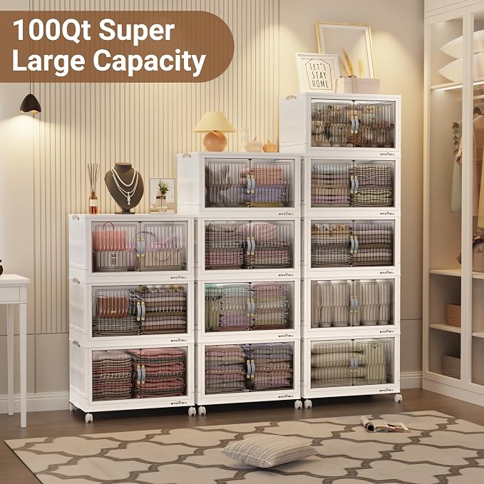 BROVIEW 400Qt Stackable Storage Bins - Image 6