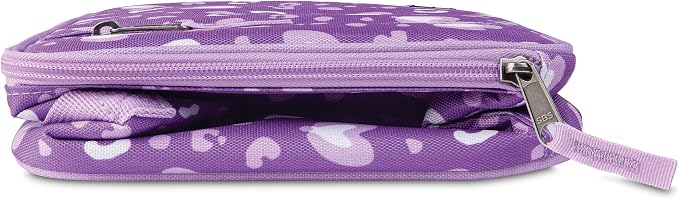 PackIt Freezable Classic Lunch Box, Leopard Hearts Purple, Built - Image 3