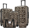 LARVENDER Luggage Sets 5 Piece Hardside Expandable Suitcase by LARVENDER