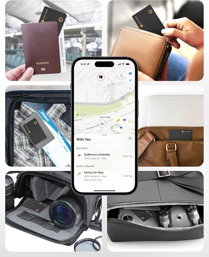 NOVOO Air Locator Tag Wallet Tracker Card - Image 7