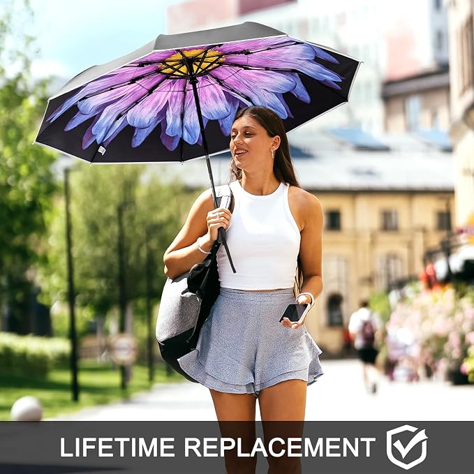 G4Free 42 Inch Eco Windproof Folding Umbrella - Image 7