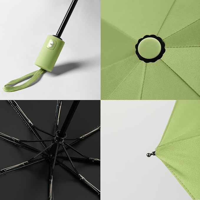 BAODINI Small UV Protection Travel Umbrella Compact - Image 6