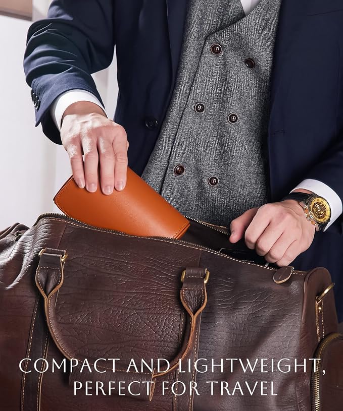 Homde Travel Watch Box Leather: Traveling Case - Image 7