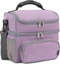 FlowFly Double Layer Cooler Insulated Lunch Bag Adult Lunch Box Large Tote Bag by FlowFly