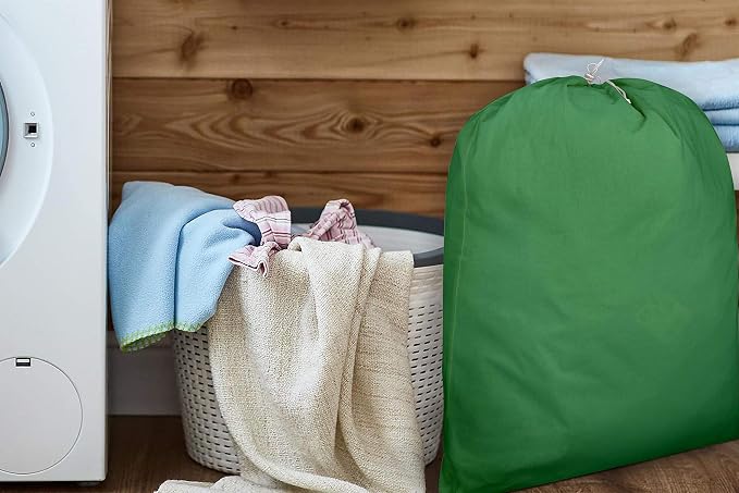 Urban Villa Laundry Bag Canvas|Dirty Clothes Travel Laundry Bag|Machine - Image 2