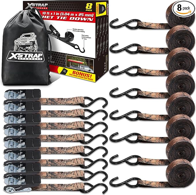 XSTRAP STANDARD Ratchet Tie Down Straps by XSTRAPSTANDARD