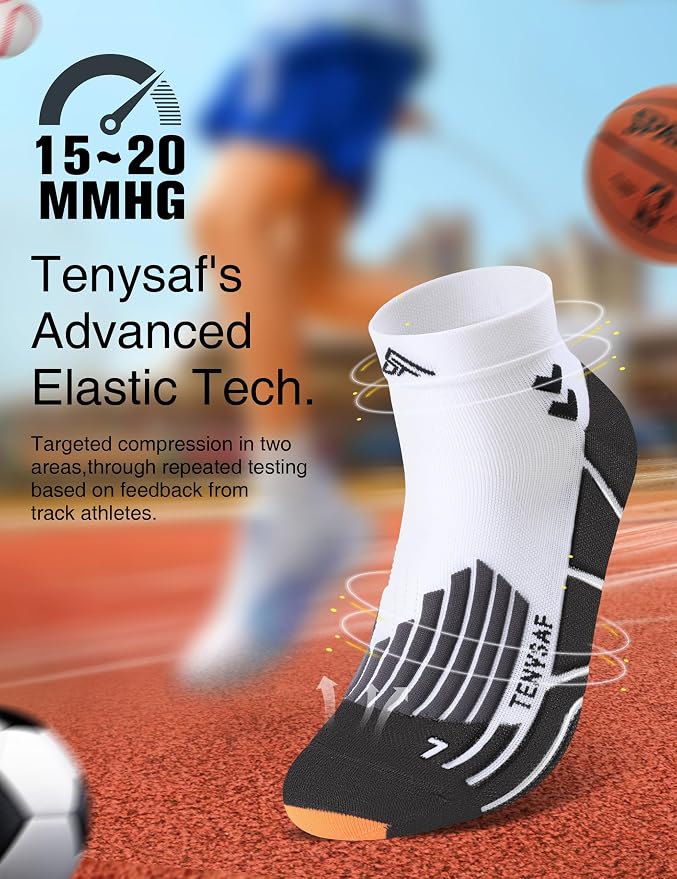 Compression Sport Running Socks: Athletic Socks - Image 3
