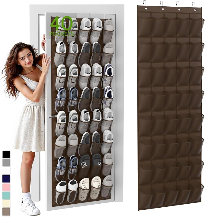 Unjumbly Over the Door Shoe Organizer by Unjumbly