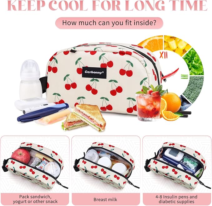 Small Cooler Bag Freezable Lunch Bag - Image 4