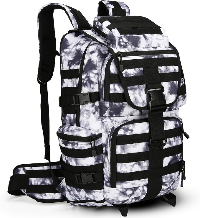 50L Military Tactical Backpack Hiking Waterproof Backpack Large Military Pack 3 by KXBUNQD