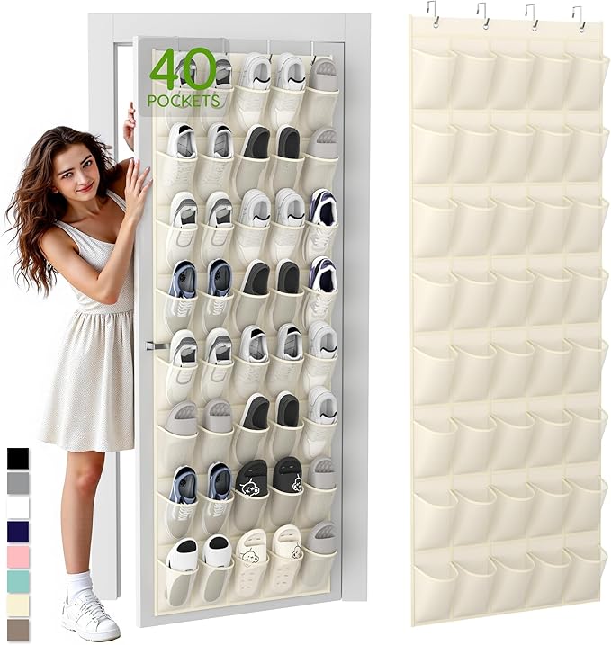 Unjumbly Over the Door Shoe Organizer by Unjumbly