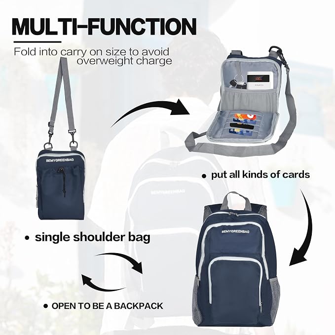 35L Foldable Waterproof Backpack - Image 6