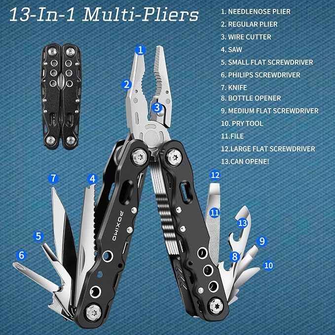 Birthday Gifts, Stocking stuffers Multit-tools Set - Image 6