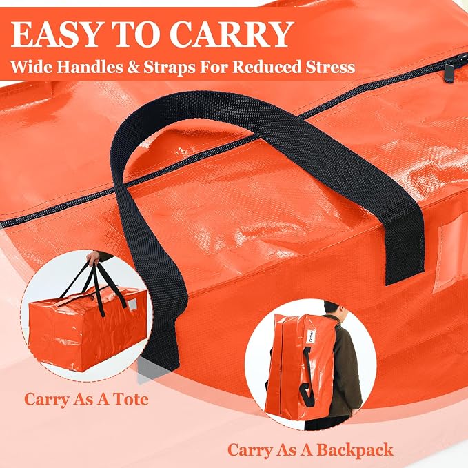 4 Pcs 24 Gallon Large Moving Bags - Image 4