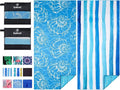 2 Pack Lightweight Thin Beach Towel Oversized 71"x32" Big Extra Large by Gomust