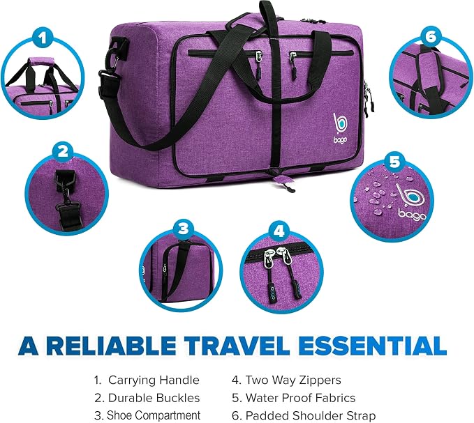 Bago Large Foldable Duffel Bags - Image 4