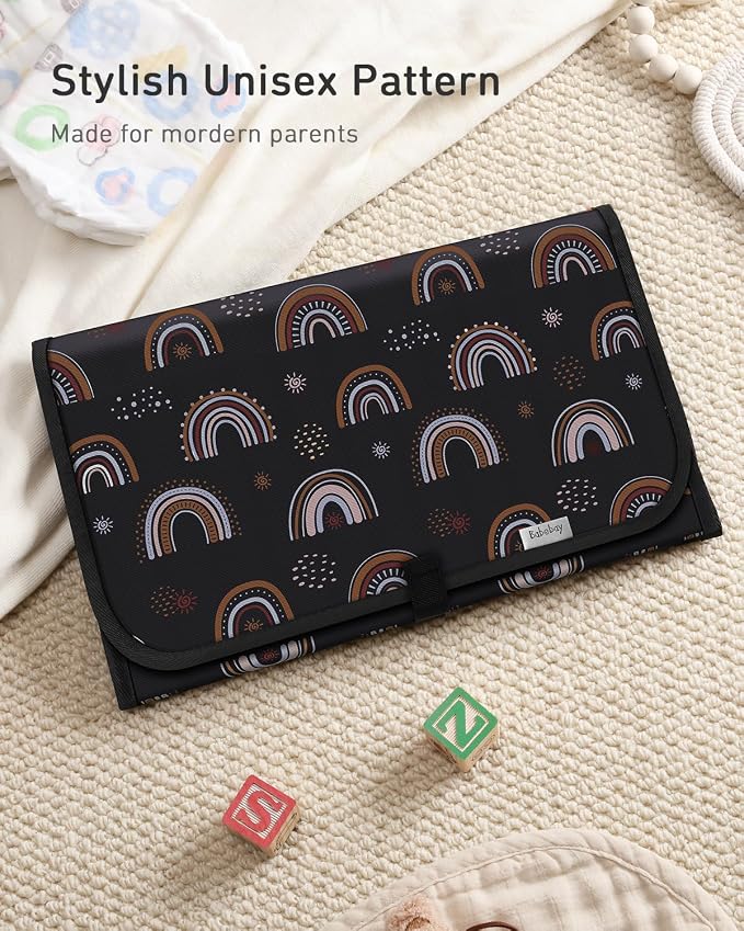 Babebay Portable Diaper Changing Pad, Waterproof Foldable Travel Changing Mat - Image 7
