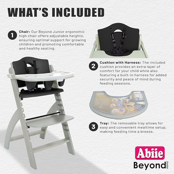 Abiie Beyond Junior Wooden High Chair - Image 3