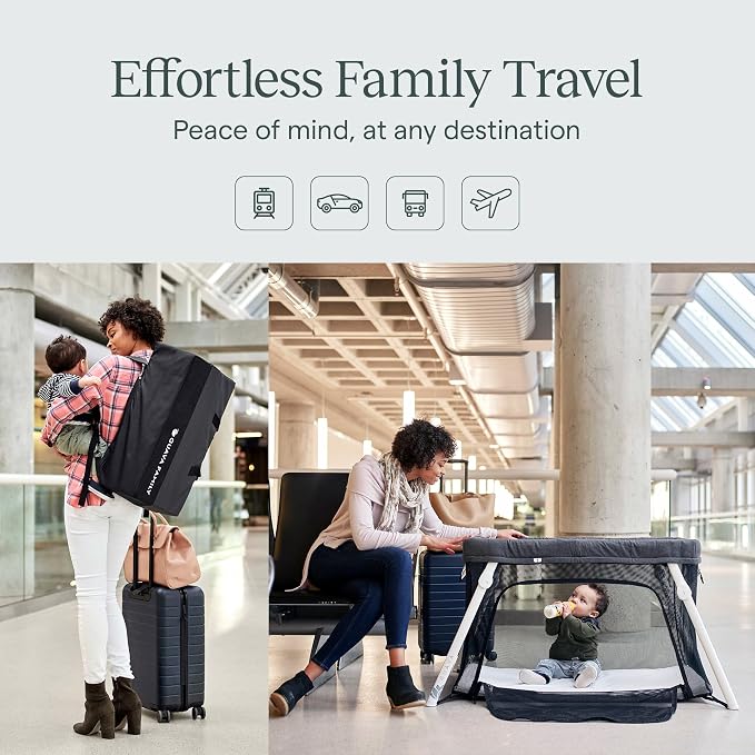 Guava Family Travel Crib includes Lightweight Backpack Design | Certified Baby - Image 2