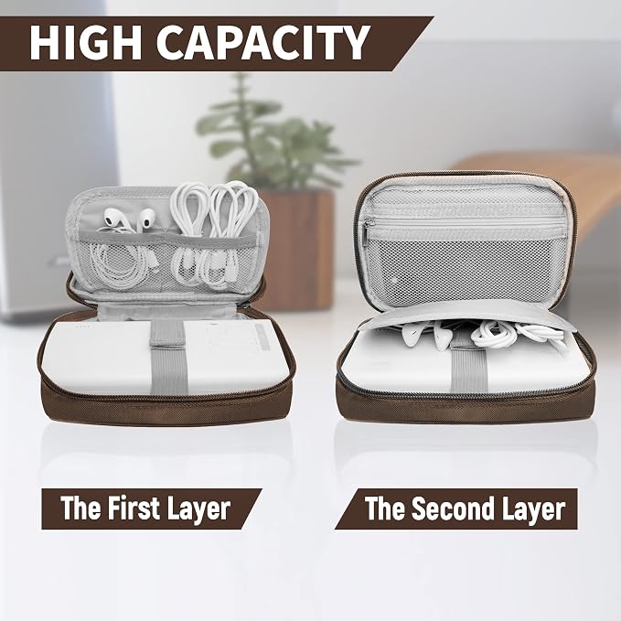 Travel Cable Organizer Bag Pouch Electronic Accessories Carry Case Portable - Image 3