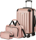Amazon Basics 3-Piece Luggage Set, Including Carry-On Luggage, and 10" Compact by AmazonBasics
