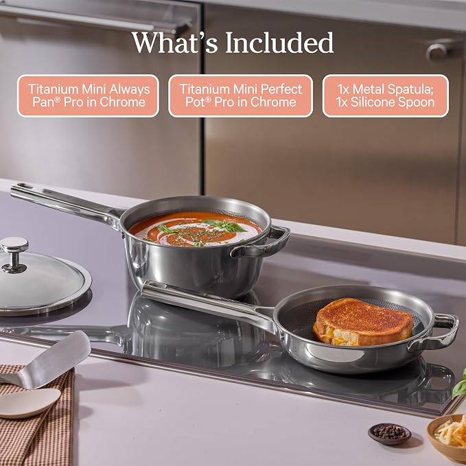 Our Place Titanium Pro Mini Cookware Duo – Always Pan & Perfect Pot - Image 7