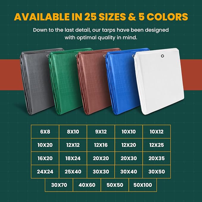 Tarp Cover Blue Waterproof 10x10 Great - Image 7