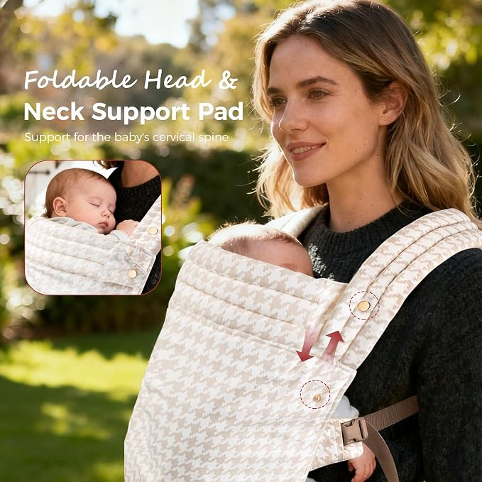 Baby Carrier Newborn to Toddler- Ergonomic, Cozy and Lightweight Infant Carrier - Image 6
