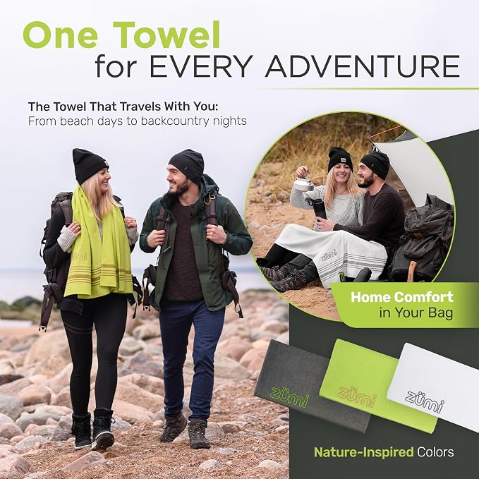 Zumi 100% Cotton Quick Dry Travel Towel - Image 8