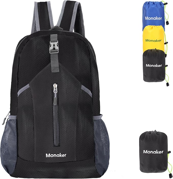 Ultralight 20L Foldable Backpack, Compact to Palm-Sized, Travel & Daily Use by Unknown