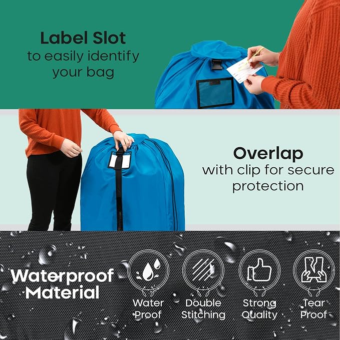 reperkid Large Stroller Bag for Airplane Travel, Fits Most Large, Jogging - Image 6