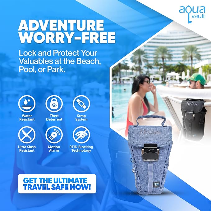 Aquavault | Flex Safe | Beach Chair Vault | Anti theft combination lock | 3 - Image 2