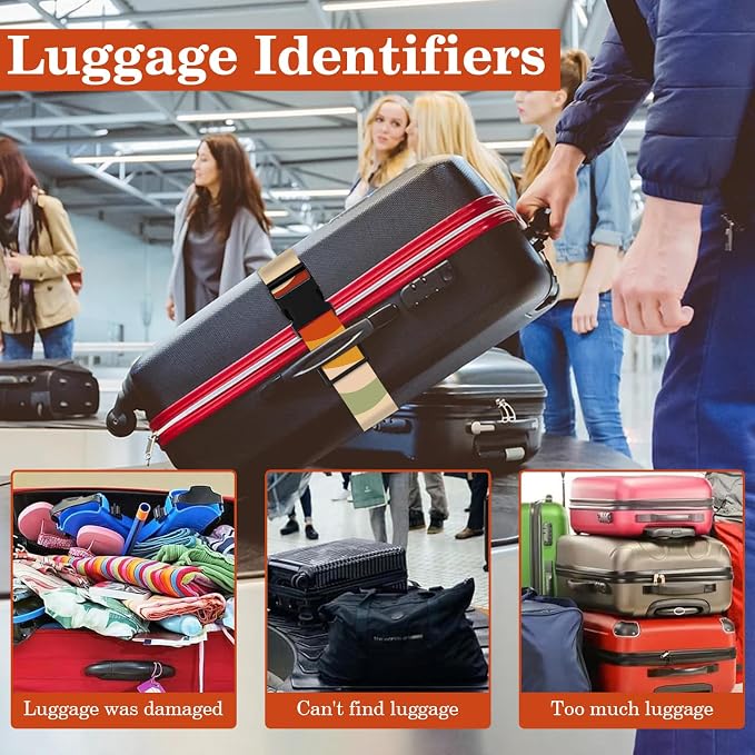Luggage Straps for Suitcases TSA Approved, Luggage Identifiers for Suitcase - Image 6