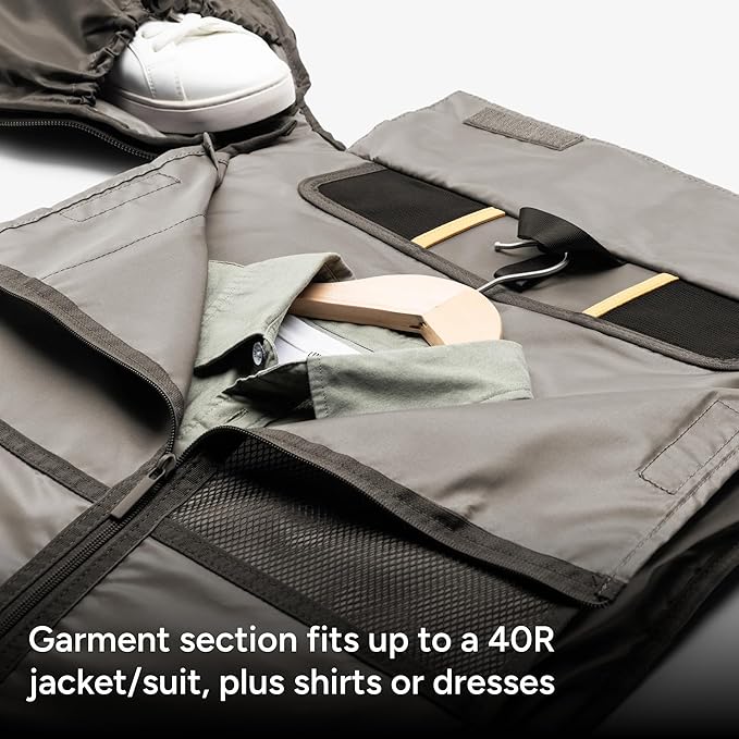 Halfday Convertible 2-in-1 Premium Garment Duffel Weekender Bag 40L | - Image 2