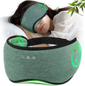 Sleep Headphones with Bluetooth 5.4 Sleep Mask, Bamboo Cotton Music Wireless by RestEasyLiveCalm