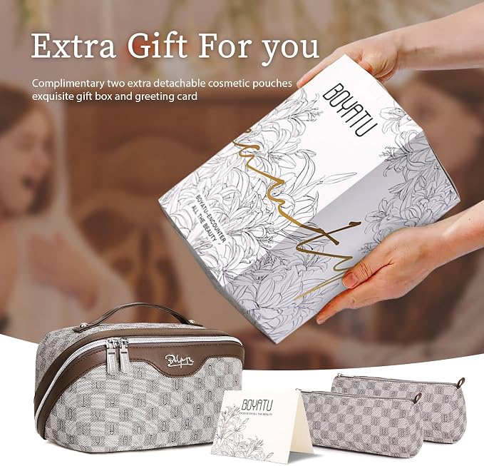 BOYATU Travel Makeup Bag Cosmetic Bags - Image 5