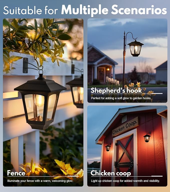 PASAMIC 2 Pack Solar Wall Lights - Image 7