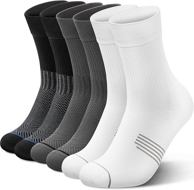 PAPLUS 3 Pairs Running Compression Socks by PAPLUS