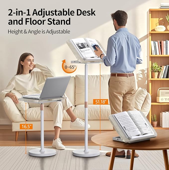 NAMON 2 in 1 Portable Laptop Floor Stand & Laptop Stand - Image 3