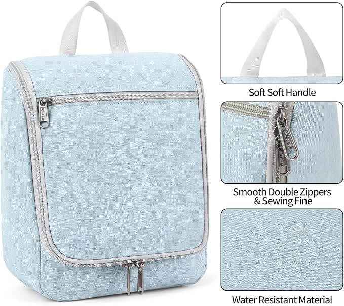 Della Gao Travel Toiletry Bag, Hanging Toiletry Bag - Image 4