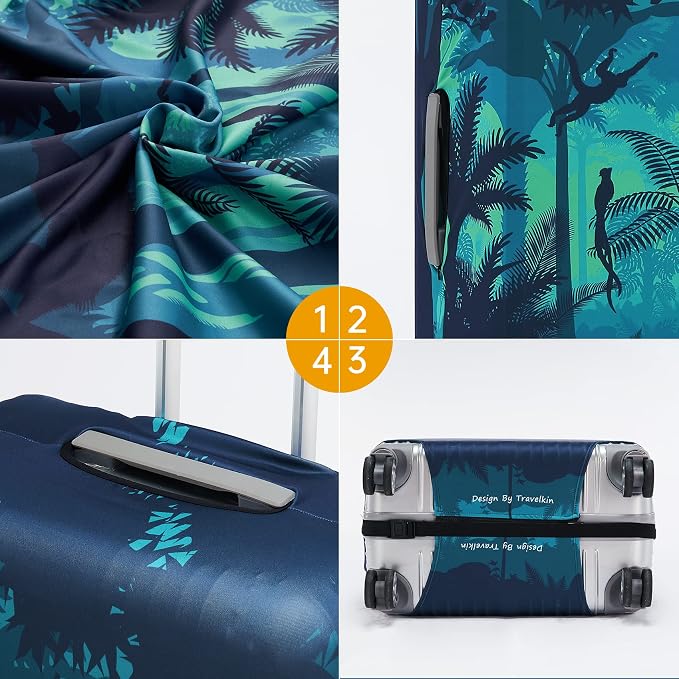 Travelkin Luggage Cover Washable Suitcase Cover Suitcase Protector Anti-scratch - Image 9