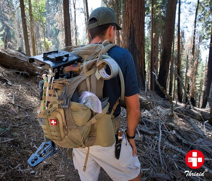 Survival First Aid Kit with Israeli Bandage, Chest Seal, Tactical Military - Image 6